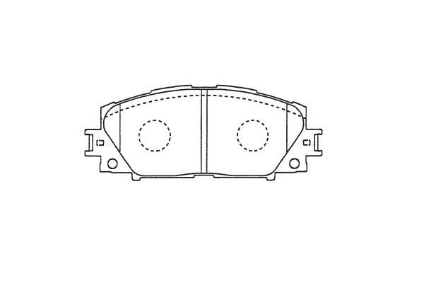 KAVO PARTS Bremžu uzliku kompl., Disku bremzes BP-9136